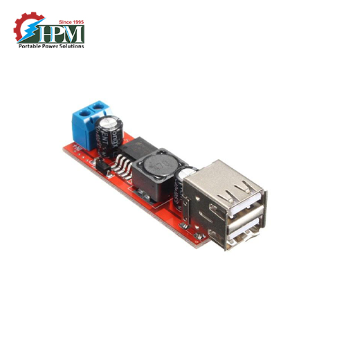 PCBA FOR DUAL USB DC STEP DOWN MODULE (power bank front)